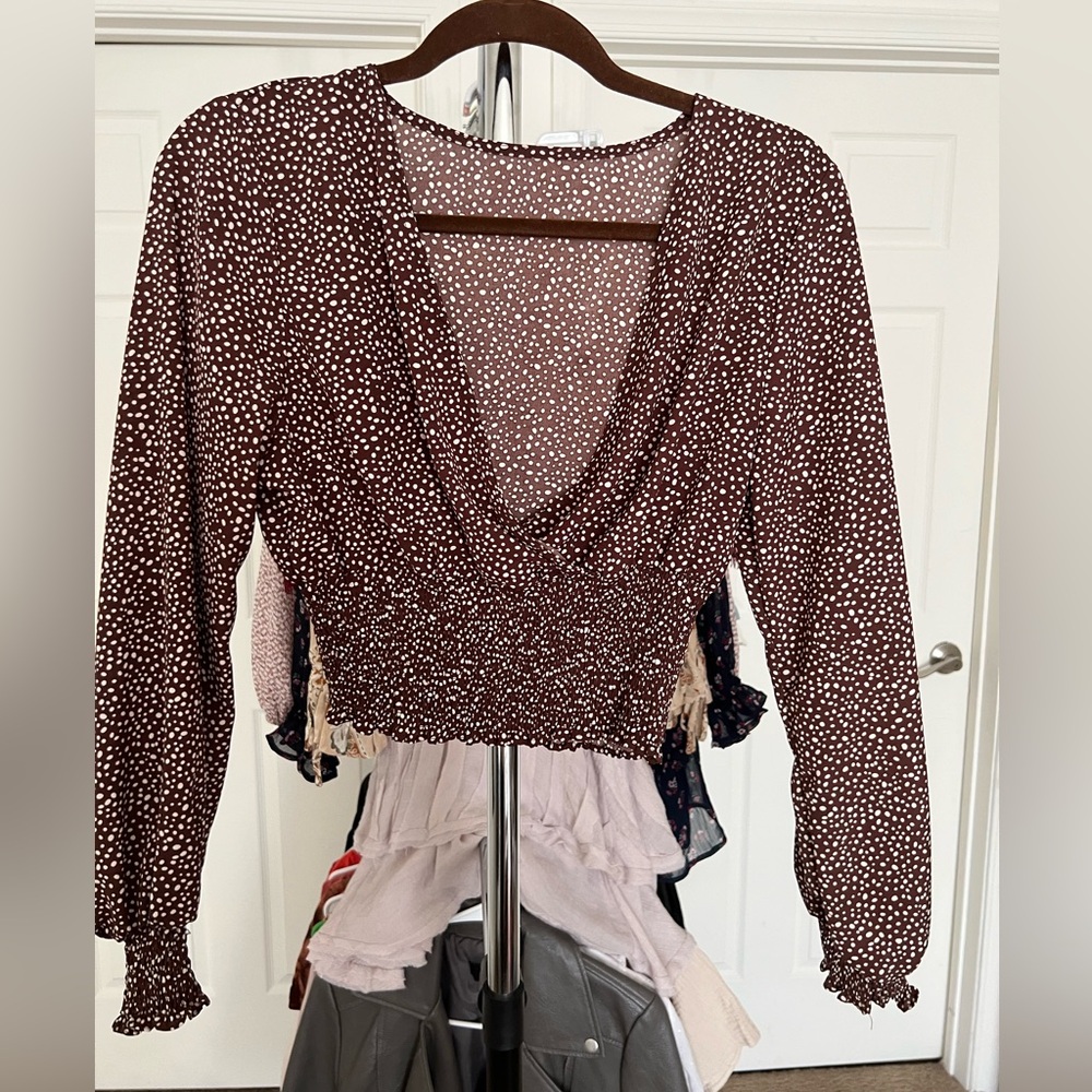 S crop blouse